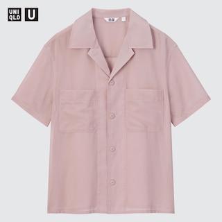 U Cotton Sheer Short-Sleeve Shirt