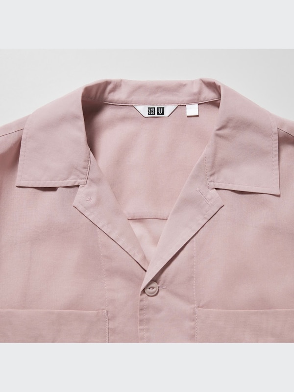U Cotton Sheer Short-Sleeve Shirt