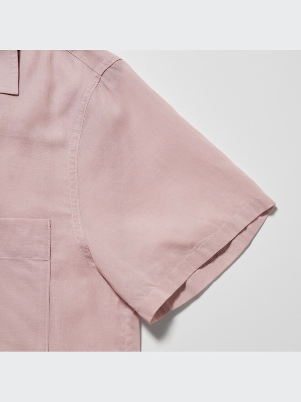 U Cotton Sheer Short-Sleeve Shirt