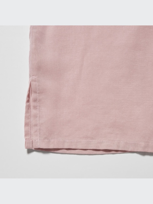 U Cotton Sheer Short-Sleeve Shirt