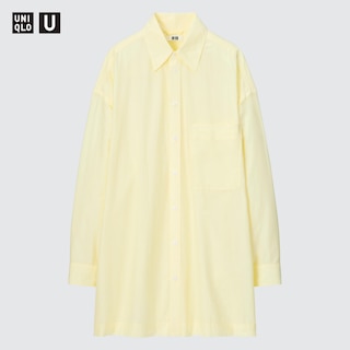 U Oversized Long-Sleeve Long Shirt