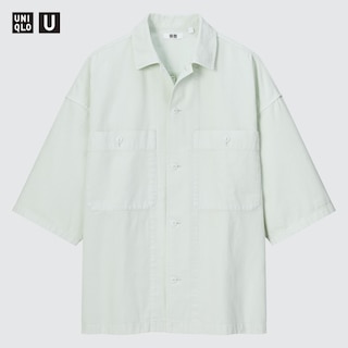 U Oversized Work Short-Sleeve Shirt