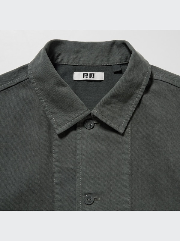 U Oversized Work Short-Sleeve Shirt