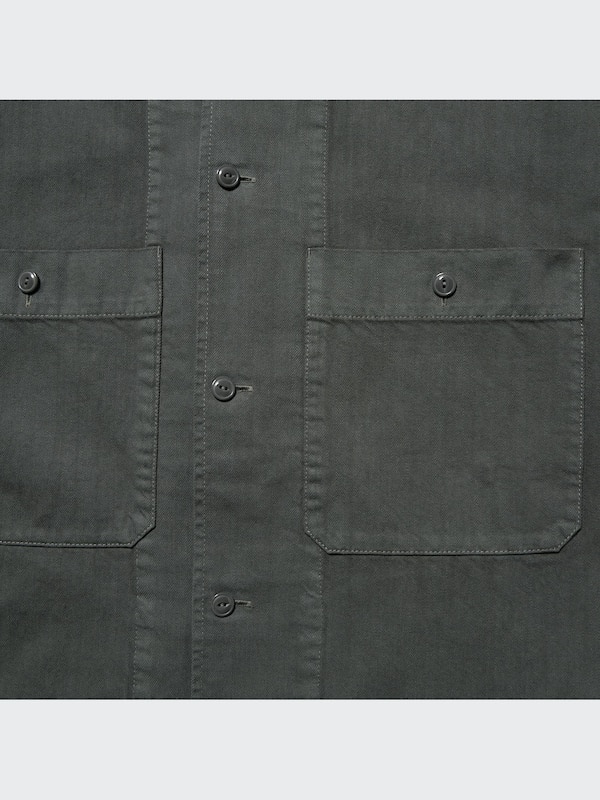 U Oversized Work Short-Sleeve Shirt