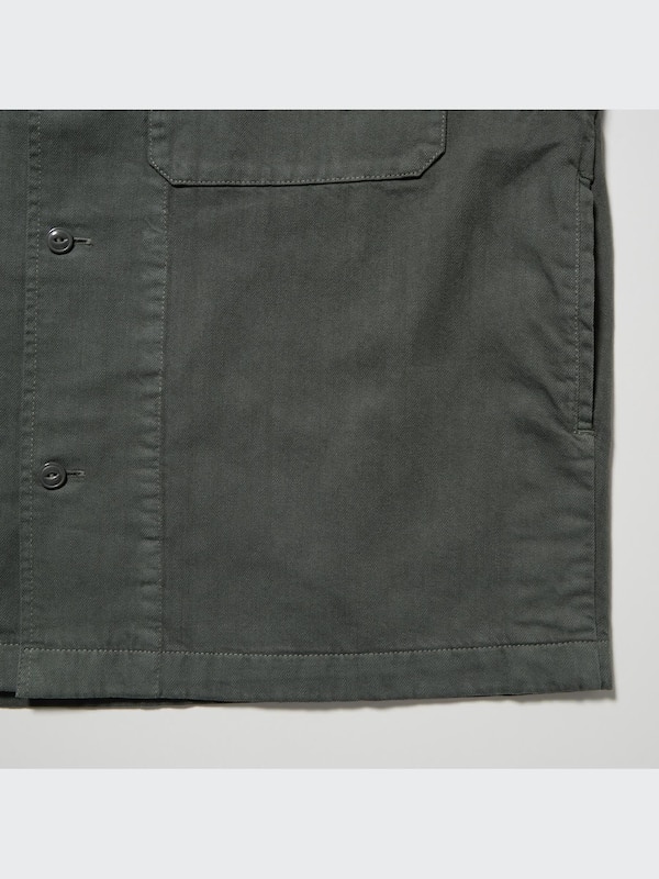 U Oversized Work Short-Sleeve Shirt
