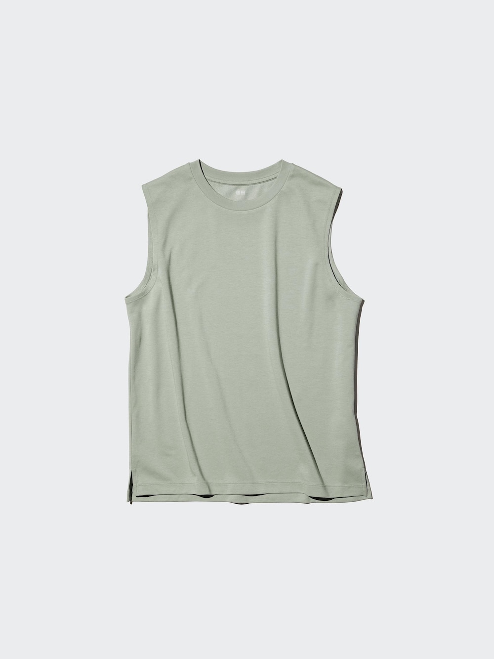 Uniqlo AIRism Cotton T-Shirt | Sleeveless — фото 4