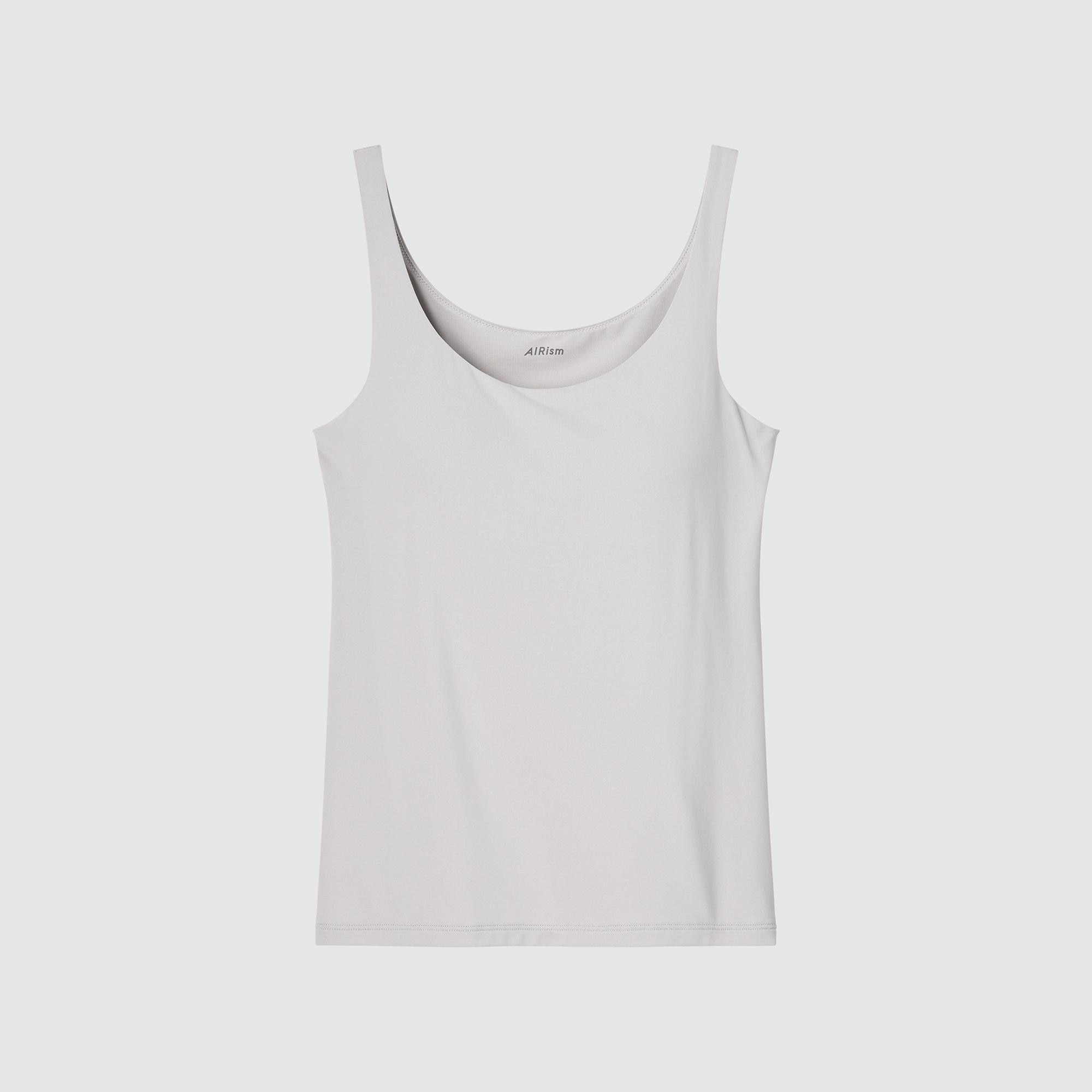 Camiseta Branca Uniqlo Innerwear Invisible Lines Tam P