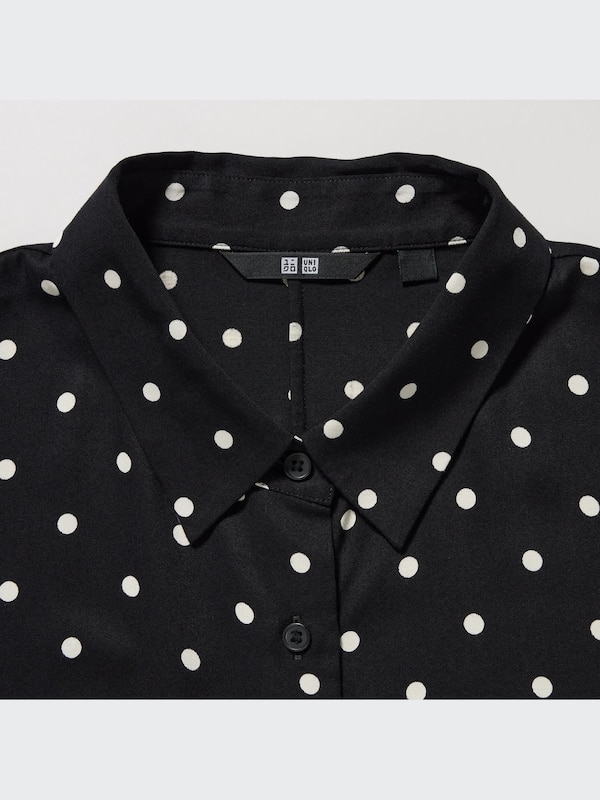 Rayon Blouse | Short-Sleeve | Printed