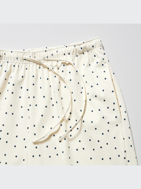 AIRISM COTTON LONG SLEEVE PAJAMAS (DOT)