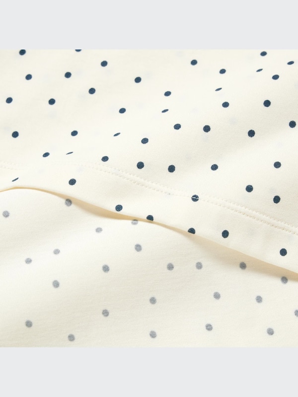 AIRISM COTTON LONG SLEEVE PAJAMAS (DOT)