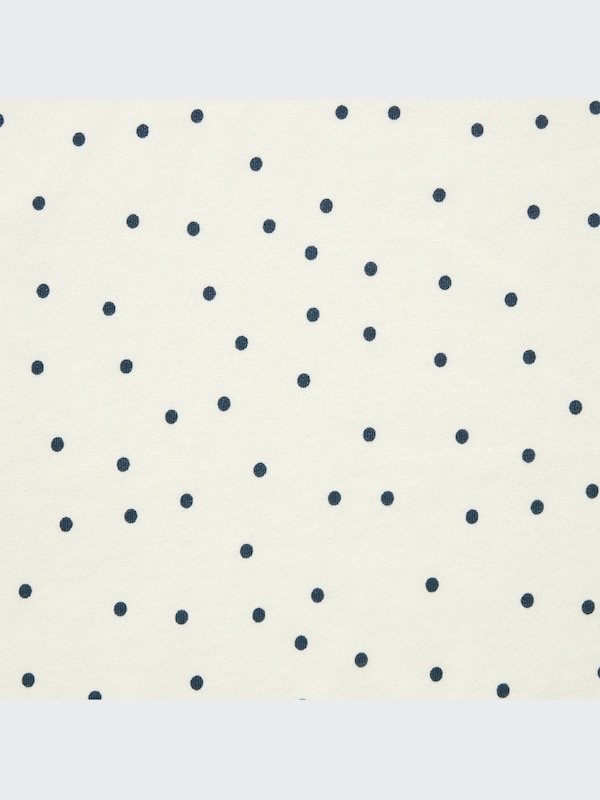 AIRISM COTTON LONG SLEEVE PAJAMAS (DOT)
