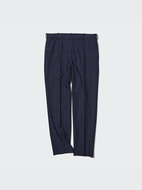Smart Ankle Pants | 2-Way Stretch | Windowpane | Tall