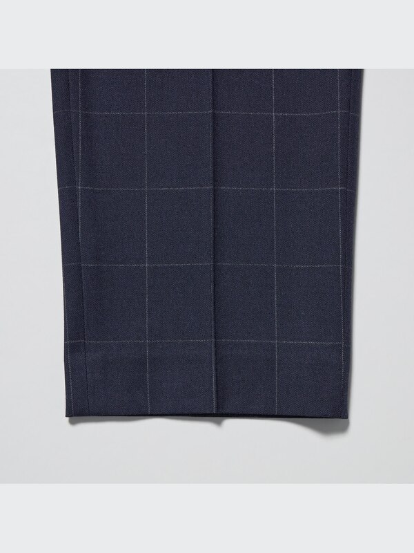 Smart Ankle Pants | 2-Way Stretch | Windowpane | Tall