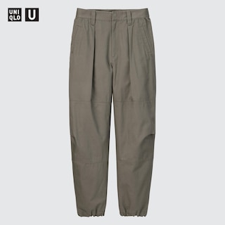 U Pleated Jogger Pants