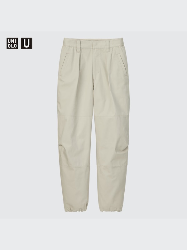 U Pleated Jogger Pants