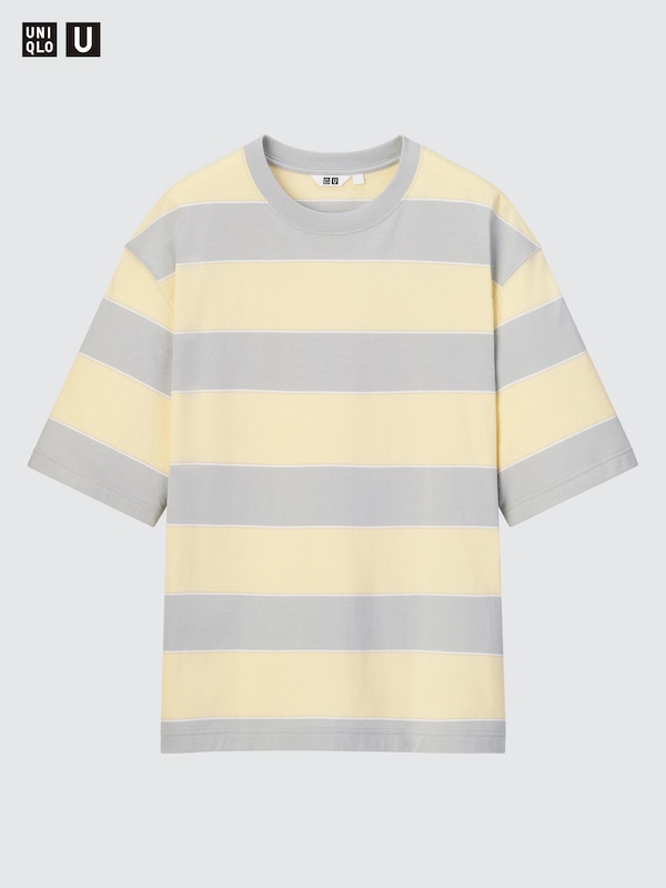 UNIQLO U STRIPED SHORT SLEEVE T-SHIRT