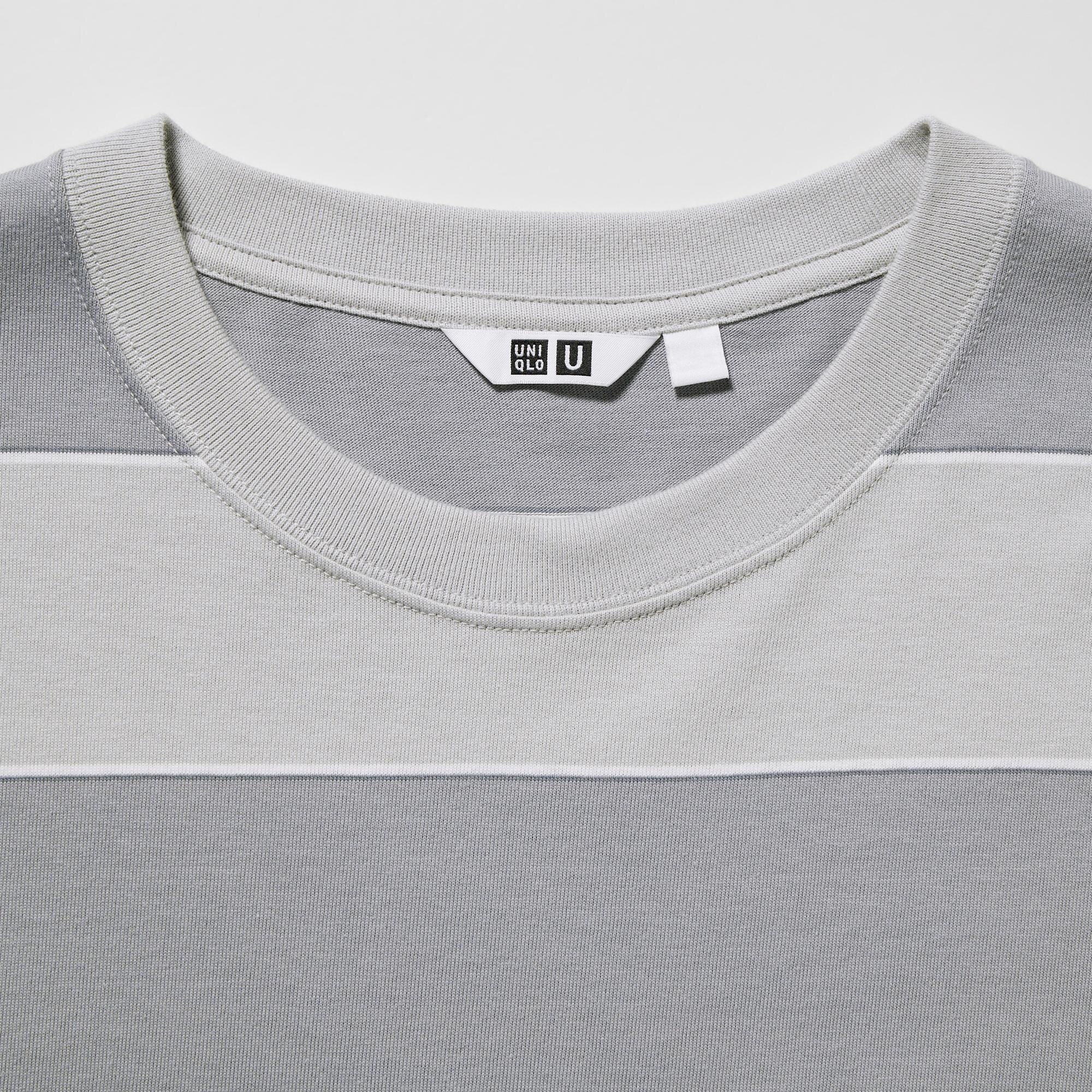 UNIQLO U STRIPED SHORT SLEEVE T-SHIRT