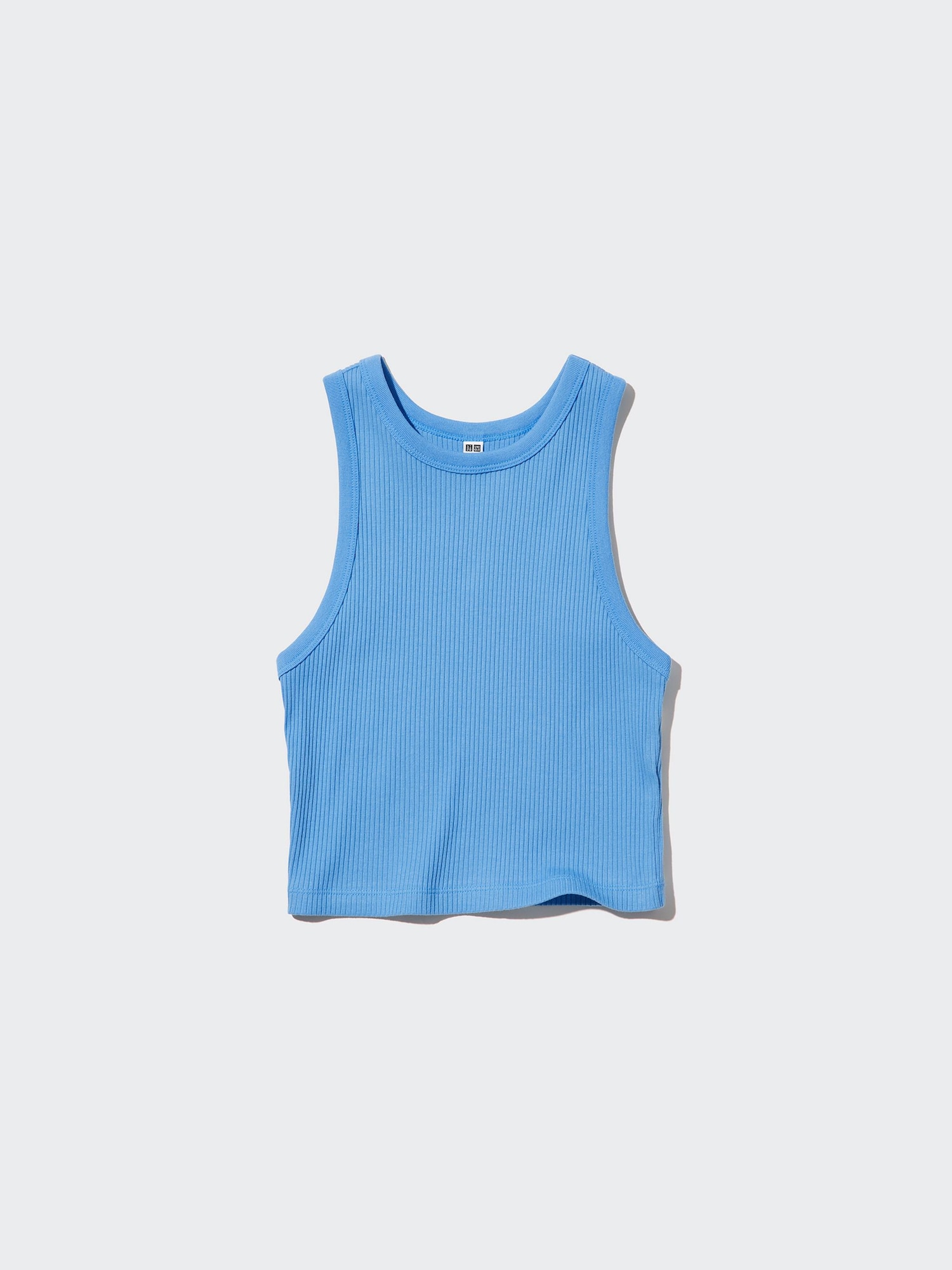 Ribbed Racer Back Cropped Tank Top | UNIQLO US