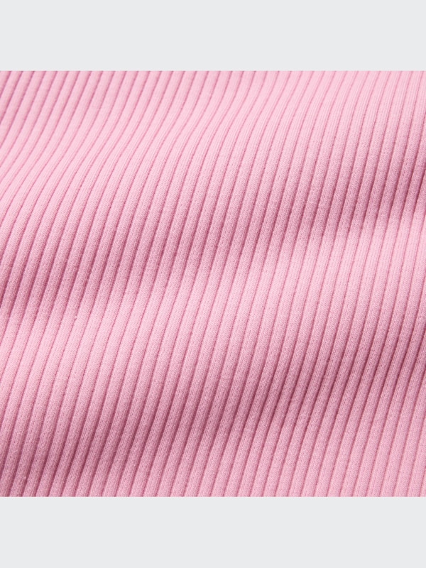 Ribbed Racer Back Cropped Tank Top