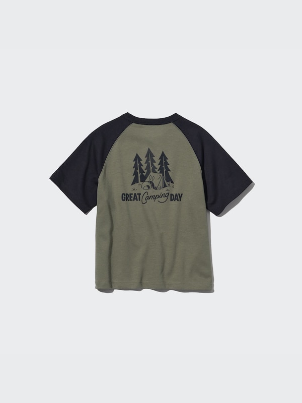 AIRism COTTON GRAPHIC SHORT SLEEVE T-SHIRT