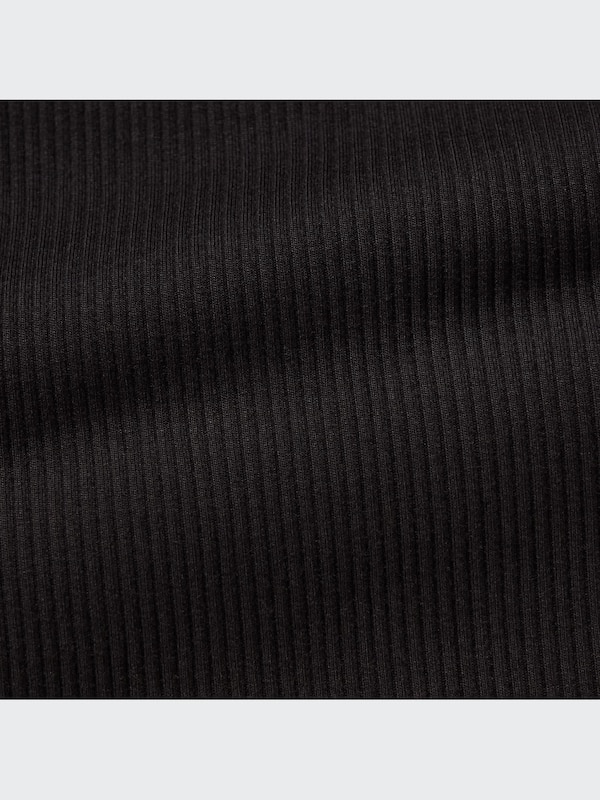 Ribbed Square Neck Sleeveless Dress