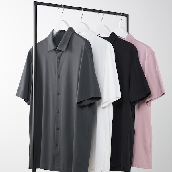 AIRism Full Open Short-Sleeve Polo Shirt | UNIQLO US