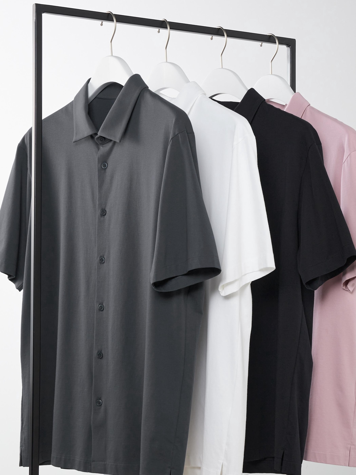 AIRism Full Open Short-Sleeve Polo Shirt | UNIQLO US