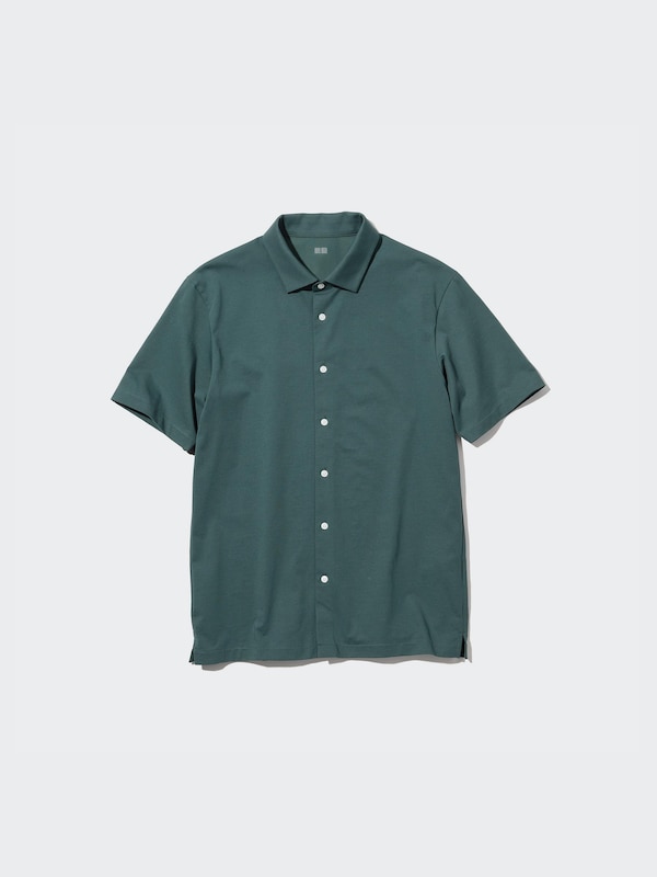 AIRism Full Open Short-Sleeve Polo Shirt