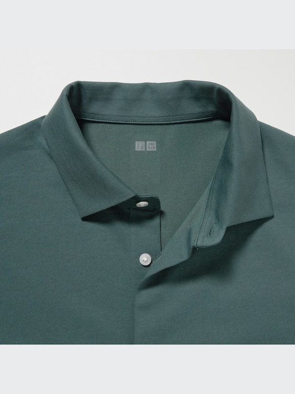 AIRism Full Open Short-Sleeve Polo Shirt