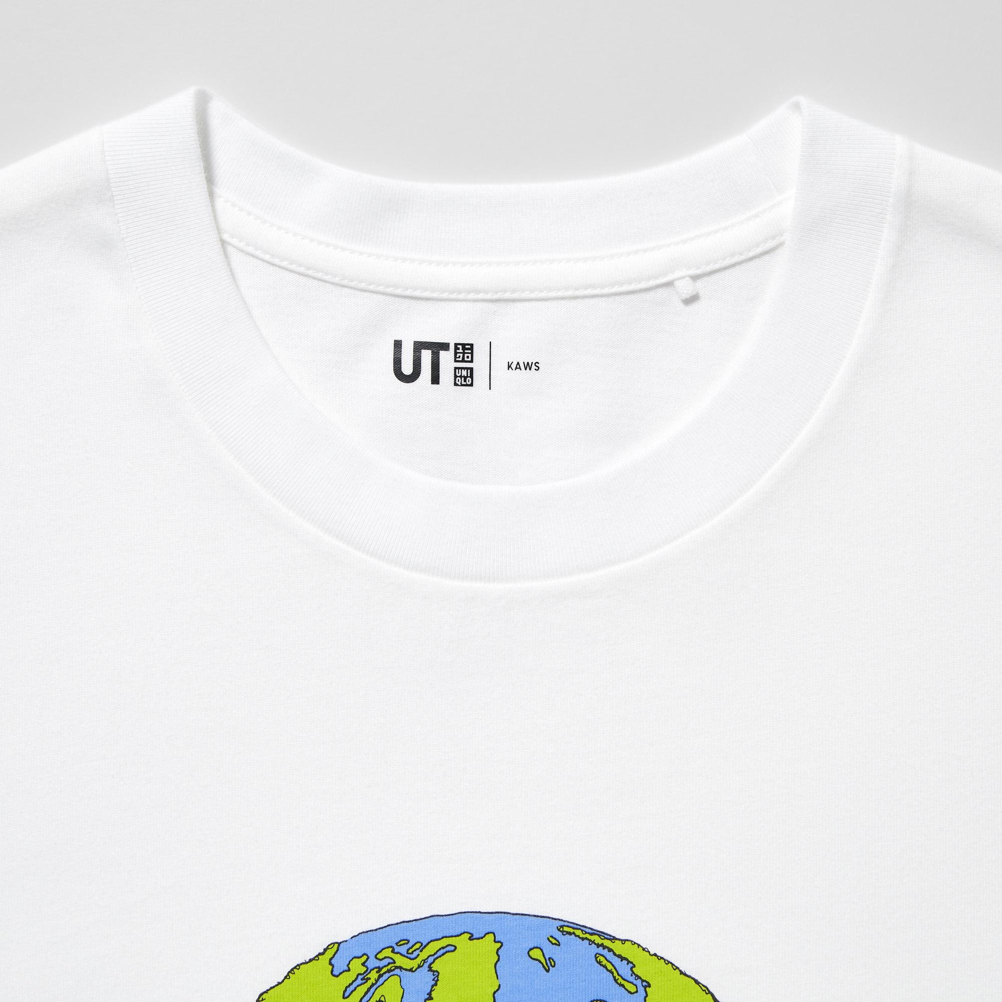 Tshirt Kaws x Uniqlo White size M International in Cotton  29798971