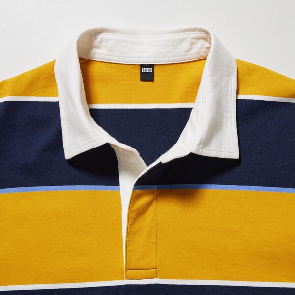 Rugger Striped Short Sleeve Polo Shirt | UNIQLO US