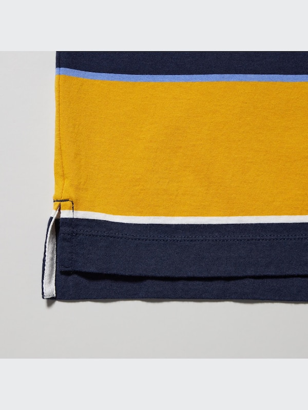 Rugger Striped Short Sleeve Polo Shirt