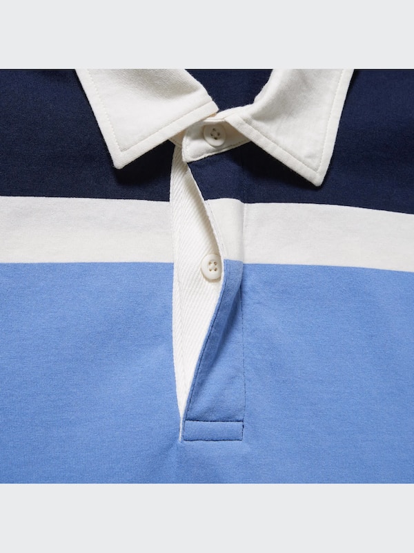 Rugger Striped Short-Sleeve Polo Shirt
