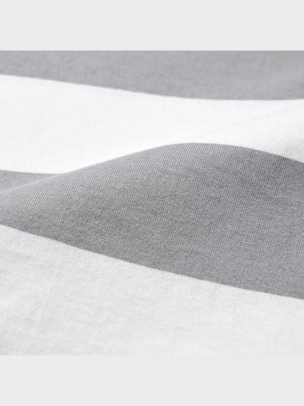 Oversized Striped Half-Sleeve T-Shirt