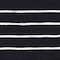 Slub Jersey Cropped Striped Short Sleeved T-Shirt