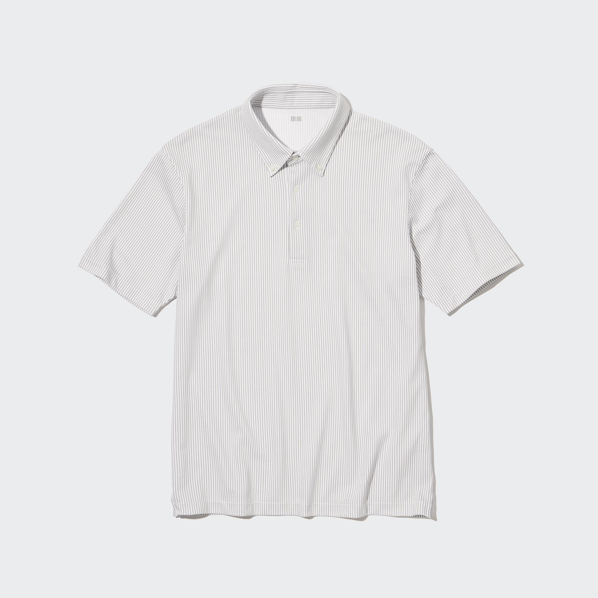 AIRism Pique Short-Sleeve Striped Polo Shirt | UNIQLO US