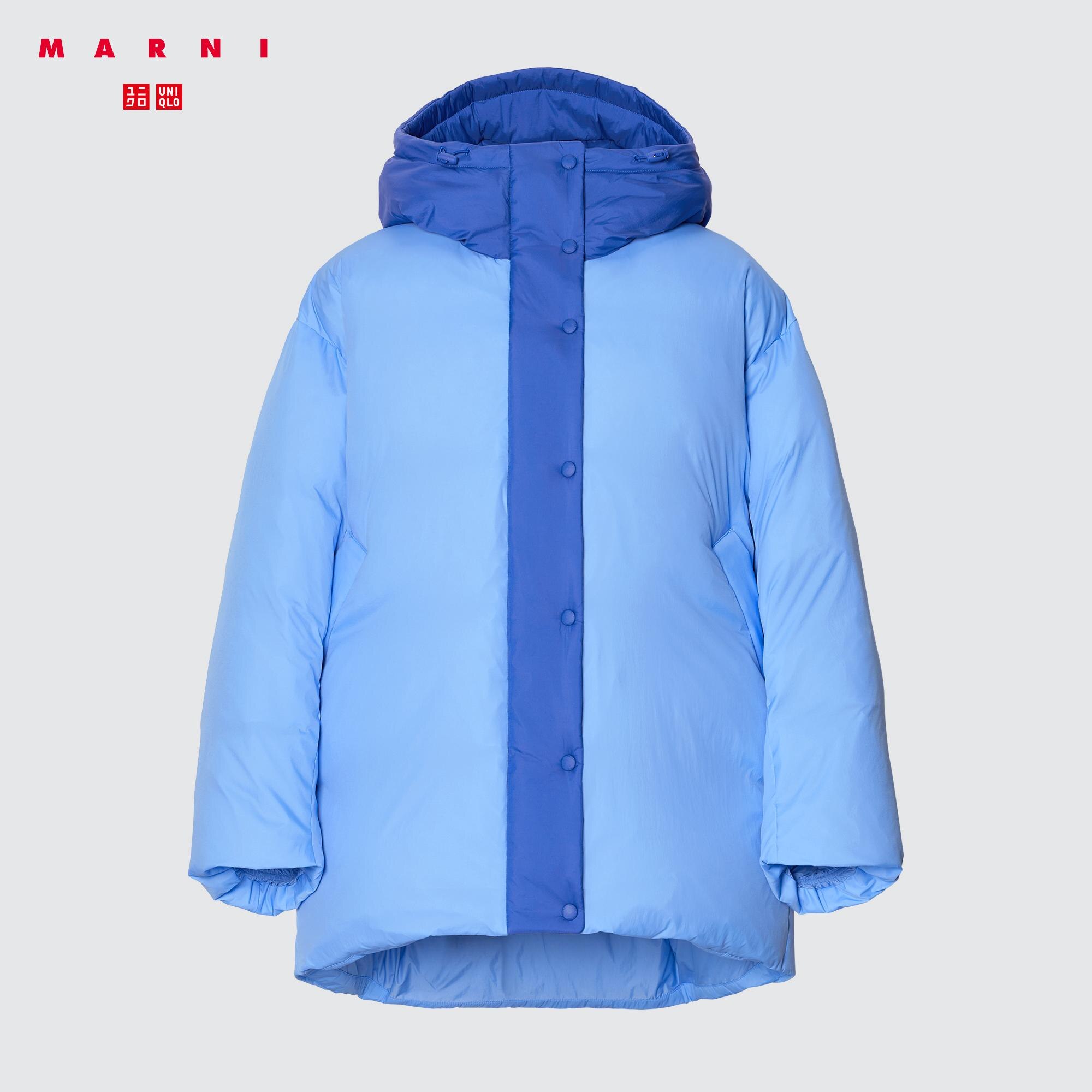 WOMEN'S MARNI DOWN OVERSIZED HOODED COAT | UNIQLO CA