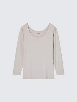 HEATTECH Scoop Neck Long Sleeve T-Shirt
