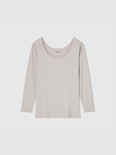 HEATTECH Scoop Neck T-Shirt | Long Sleeve