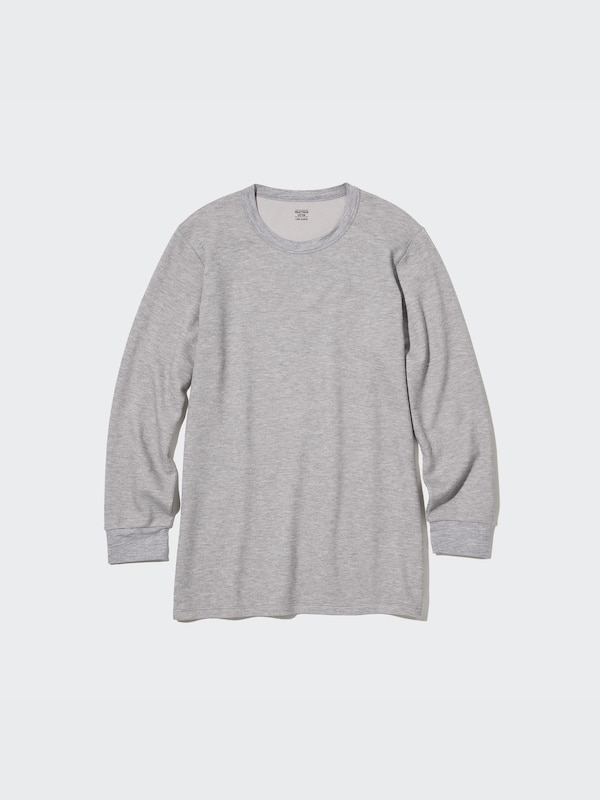 HEATTECH COTTON WAFFLE T-SHIRT (EXTRA WARM)