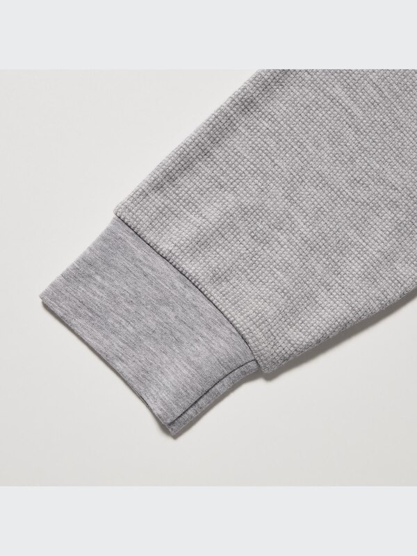 HEATTECH COTTON WAFFLE T-SHIRT (EXTRA WARM)