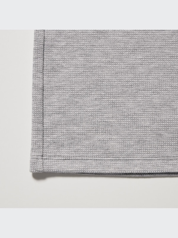 HEATTECH COTTON WAFFLE T-SHIRT (EXTRA WARM)