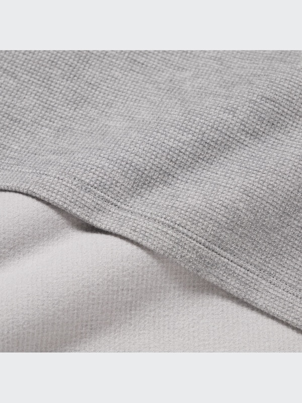 HEATTECH COTTON WAFFLE T-SHIRT (EXTRA WARM)