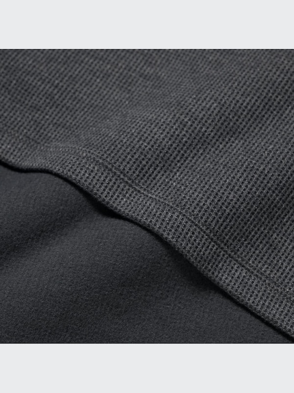 HEATTECH COTTON WAFFLE T-SHIRT (EXTRA WARM)
