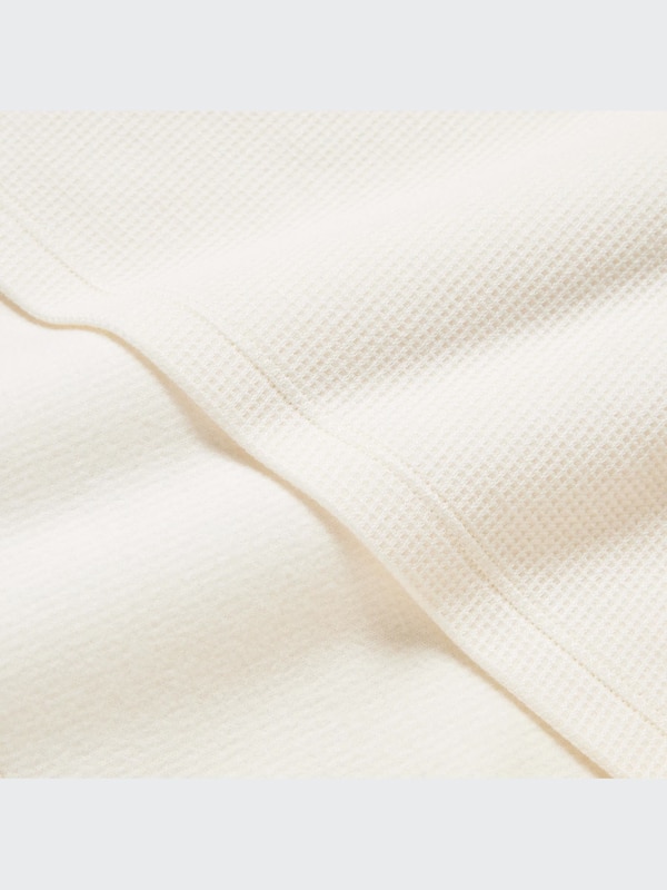 HEATTECH COTTON WAFFLE T-SHIRT (EXTRA WARM)