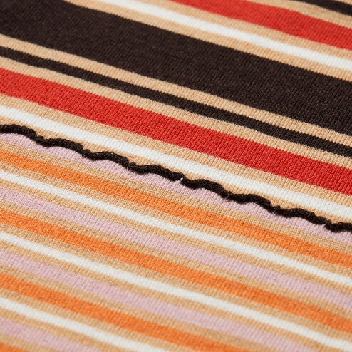 Marni merino blend knitted semi flare Uniqlo women’s striped pants