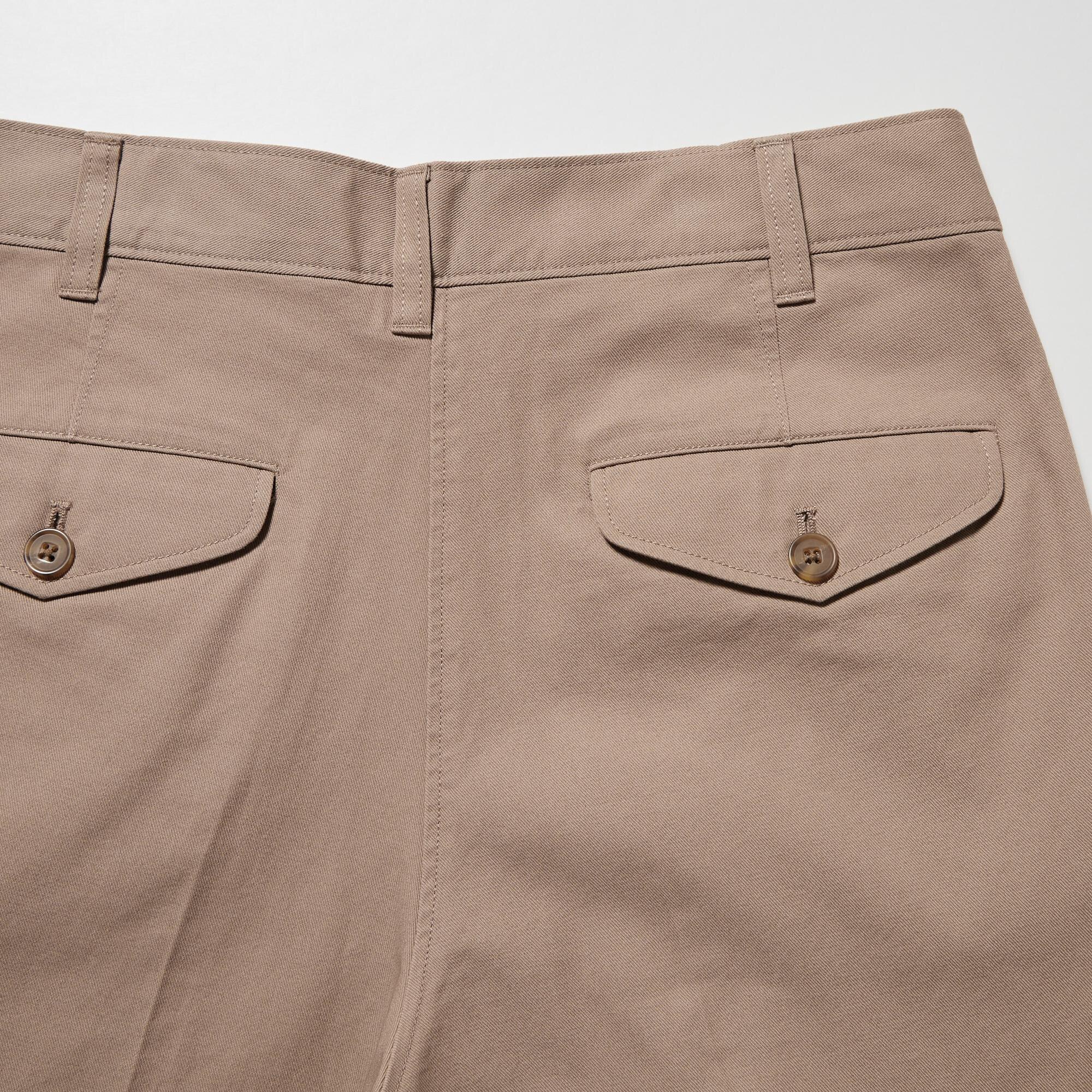 Pleated on sale chino pants