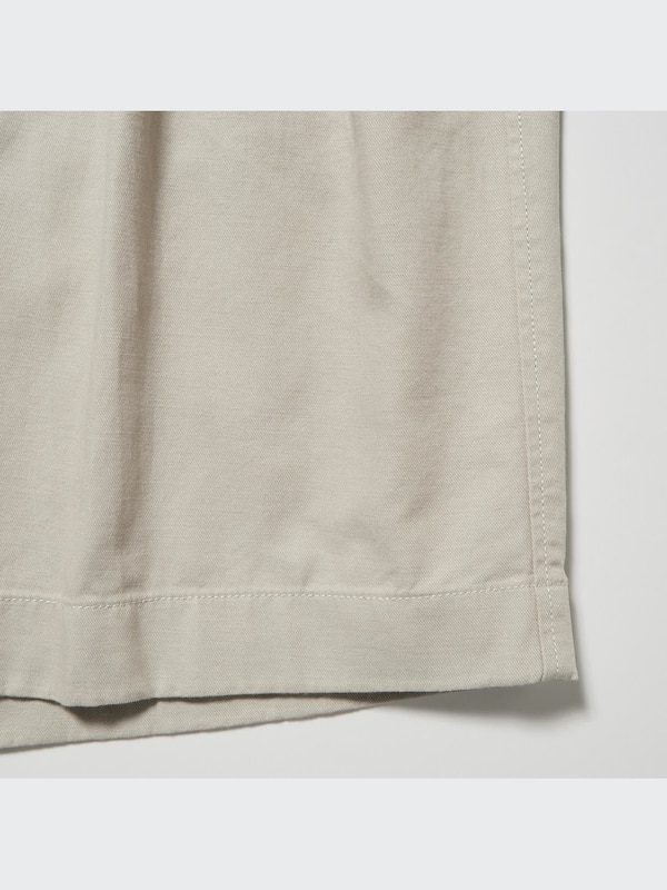 U Wide-Fit Pleated Chino Shorts