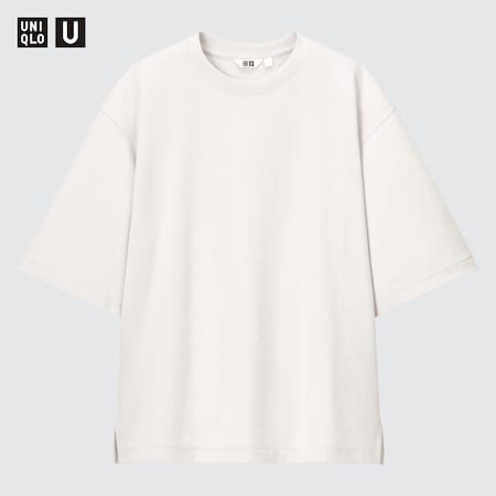 Uniqlo U AIRism Cotton Oversized T-Shirt