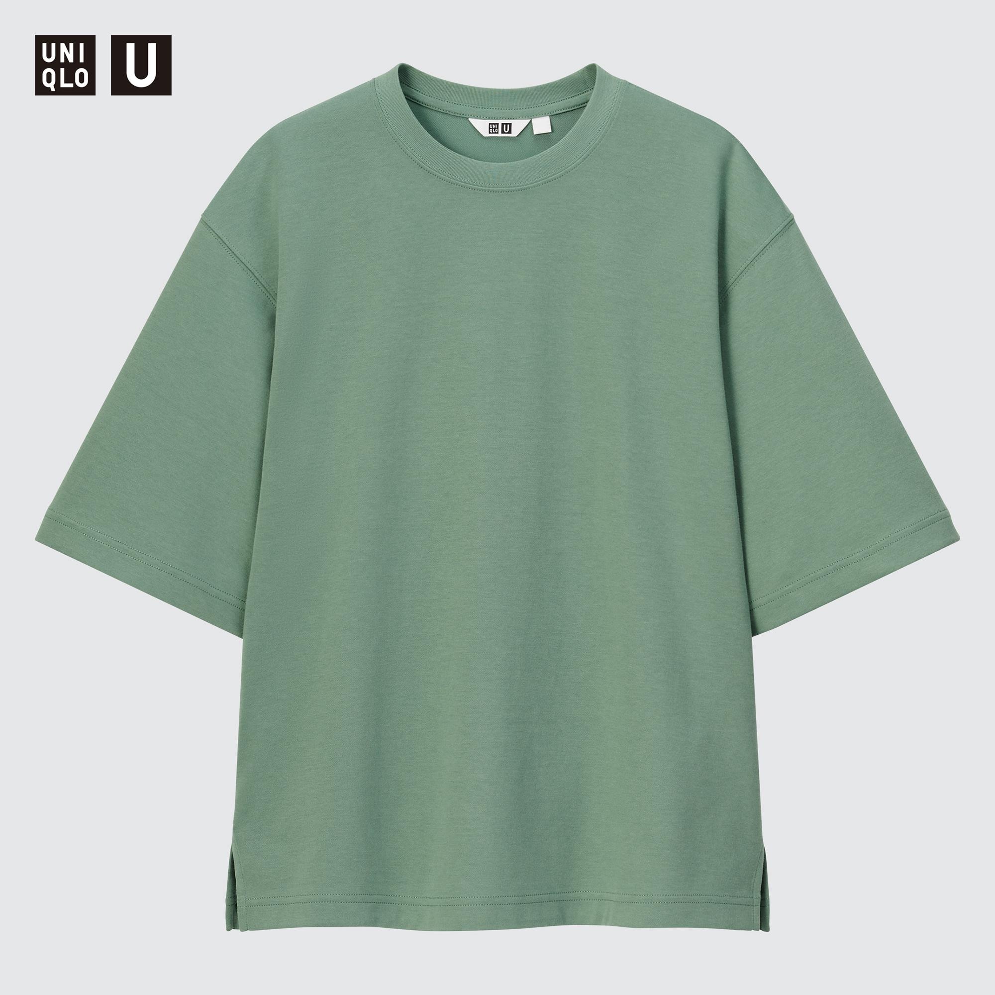 Uniqlo U AIRism Cotton Oversized T-Shirt | UNIQLO